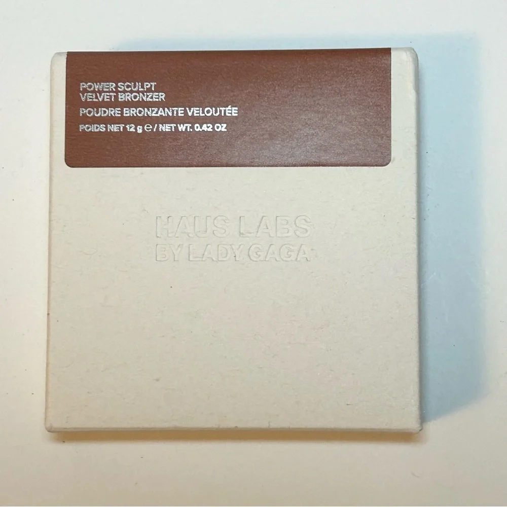HAUS LABS BY LADY GAGA POWER NIB SCULPT VELVET BRONZER DEEP LEVEL 10